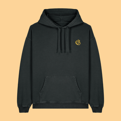 Vintage Black Golden G Hoodie (bestickt)